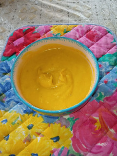 A picture of Pumpkin soup.
