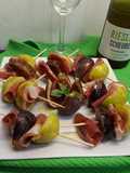 Aperitivo de higos y brevas con jamón
