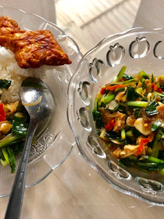 Foto resep Tumis sawi ijo tempe