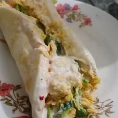 A picture of Homemade shawarma ❤❤❤.