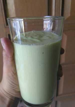 Foto resep Menu Diet 6 (Smoothie Alpukat) utk sarapan