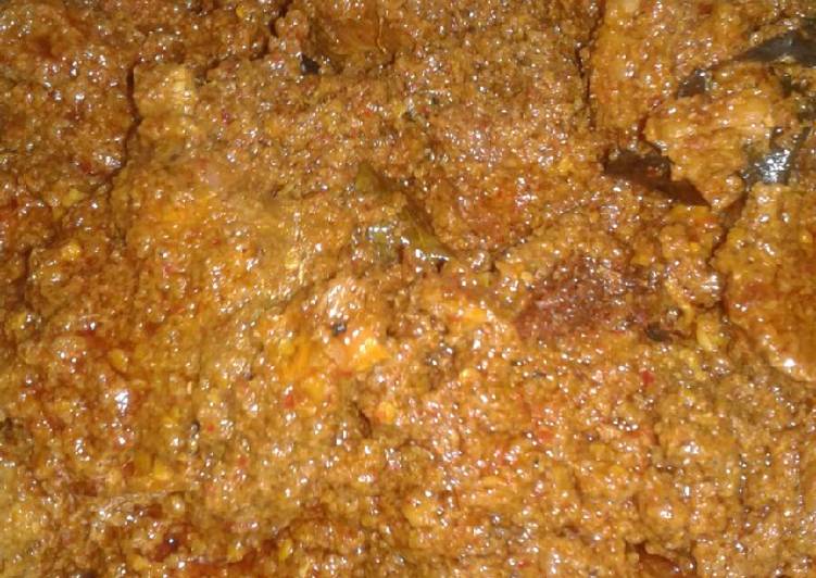 Resep Rendang  daging bumbu  rempah  oleh larasati kitchen 