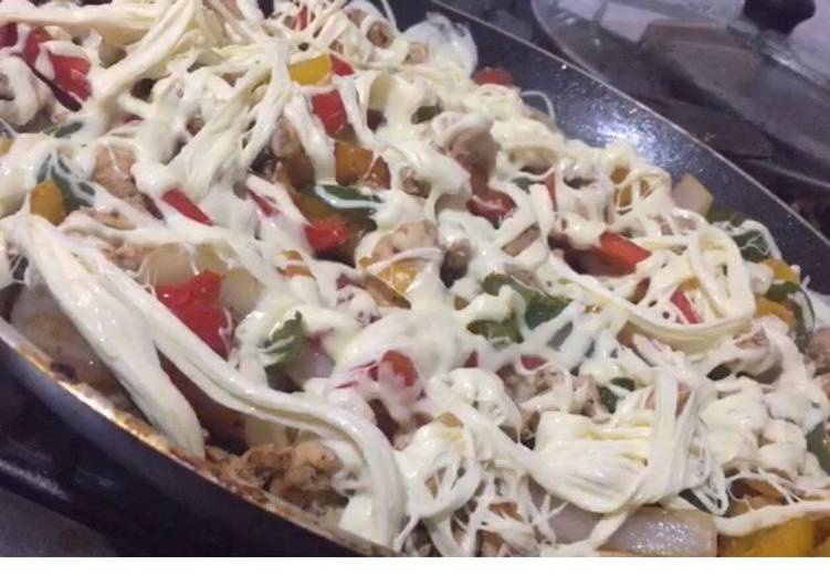 Fajitas de pollo🐔