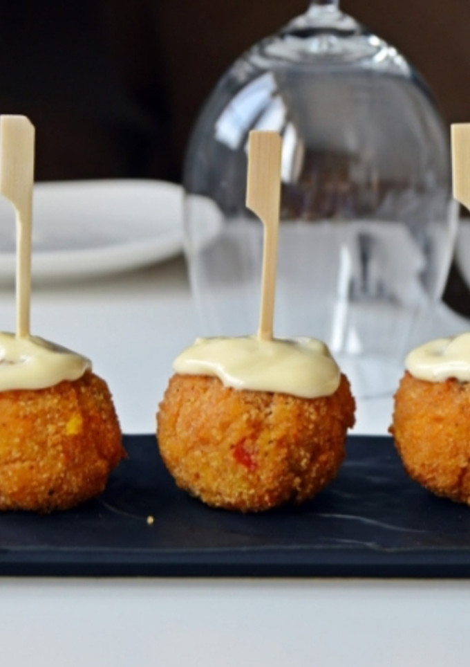 Una foto de Croquetas de arroz