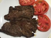 Una foto de sandwich churrasco
