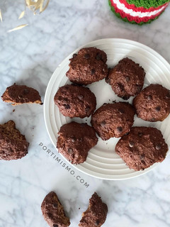 Una foto de Cookies de chocolate Fit Vegan