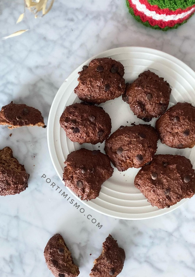 Una foto de Cookies de chocolate Fit Vegan