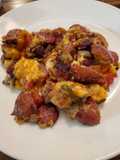 Cheesy Sausage and Potato Bake