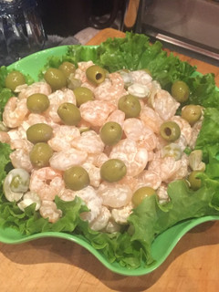 Una foto de Coctel de camarones