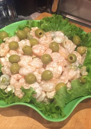 Una foto de Coctel de camarones