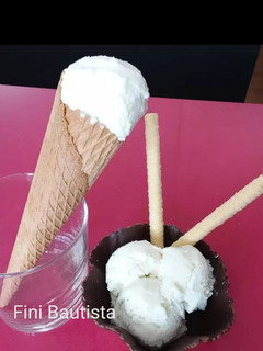 Una foto de Helado de coco