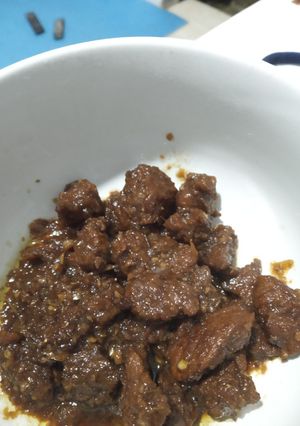 Foto resep Oseng Sate Sapi Pedas