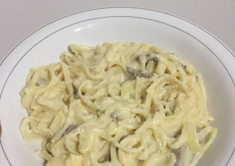 Resep Creamy fettucini 💕, Enak Banget