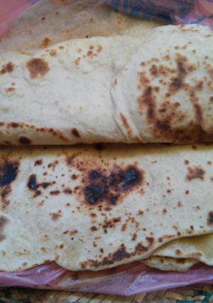 صورة لوصفة خبز الصاج