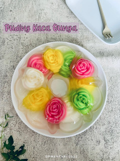 Foto resep Puding Kaca Bunga