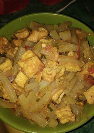 Foto resep Sayur Labu Siam Tahu Tumis