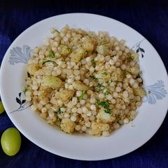 A picture of Sabudana khichdi.