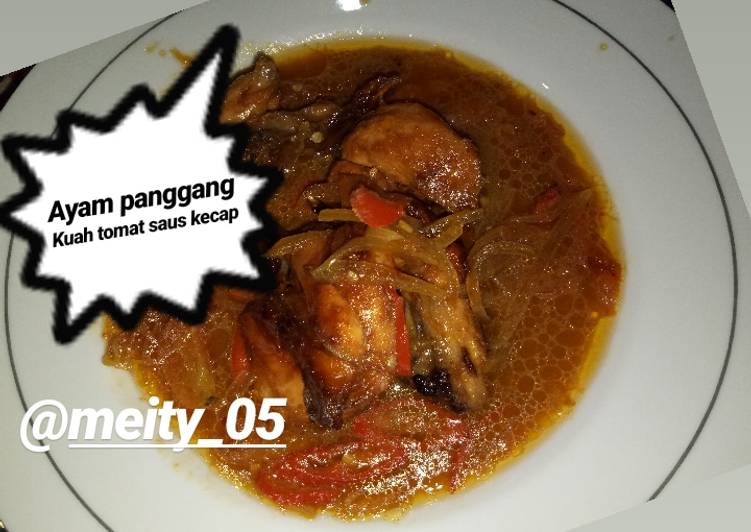 Ayam panggang kuah