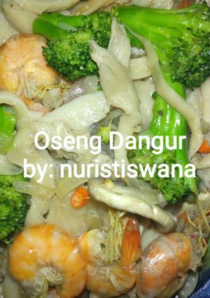 Foto resep Oseng Dangur (Udang dan Jamur)
