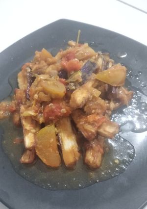 Foto resep Terong saos pedas