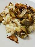 Risotto con cuori di carciofi