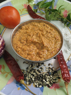கத்தரிக்காய் சட்னி செய்முறை முக்கிய புகைப்படம்