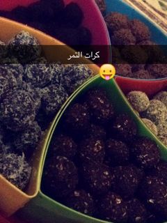 صورة لوصفة حلا كرات التمر بالاوريو