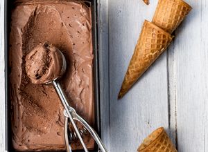 Foto principal de Helado de chocolate casero