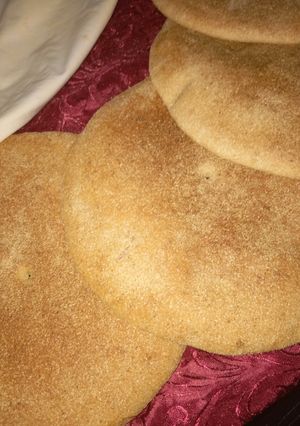 صورة لوصفة خبز مغربي بالقمح الكامل🌾🥖🍞
