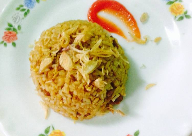 Fried rice simple breakfast