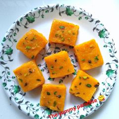 A picture of Mango kalakand.