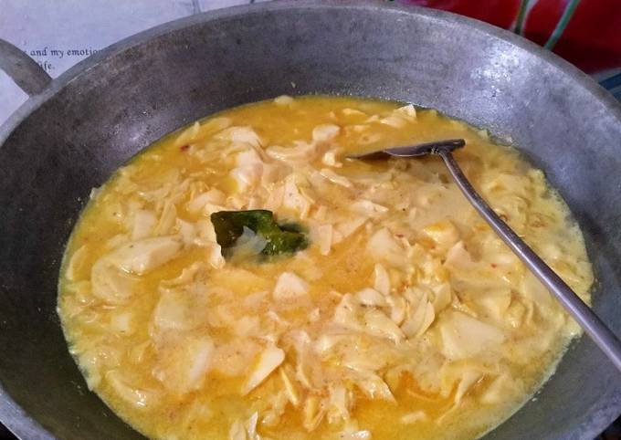Ini dia! Bagaimana cara buat Sayur Rebung Santan  gurih