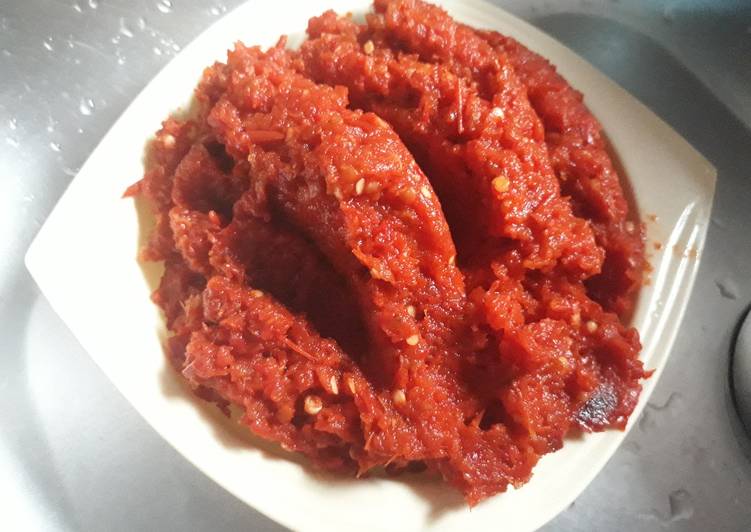 How to Prepare Favorite Tomato and tatasi paste | This is Recipe So Quick You Must Try Now !!
