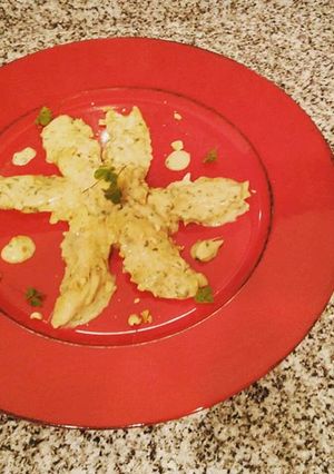 Una foto de Filetes de pollo cocidos en salsa de maní!