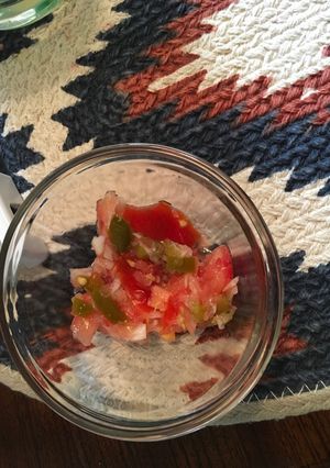 A picture of Pico de gallo.