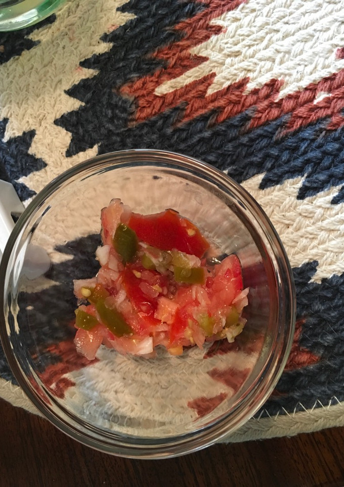 A picture of Pico de gallo.