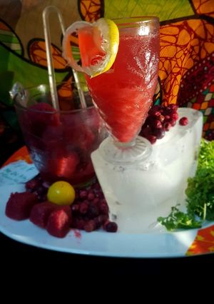 A picture of Falsa and lemon slush #ramadanitayari #summerdrinks.