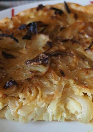 Une photo de Tarte à l'oignon