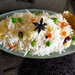 Vegetable Navratna Pulao A picture of Vegetable Navratna Pulao.