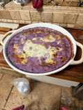 Purple mustard green dip- like purple spinach dip