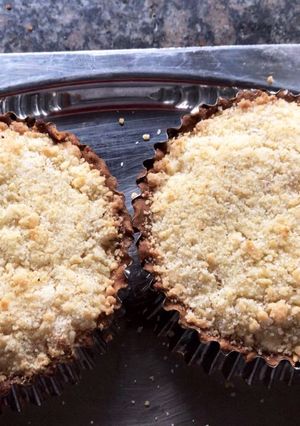 Una foto de Apple crumble
