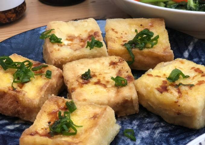 Fried tofu with sweet sauce Recipe