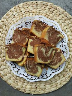 Foto resep Bolu marmer putih telur