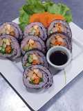ซูชิข้าวดอกอัญชัน