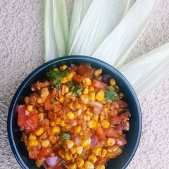 A picture of Corn Chaat.