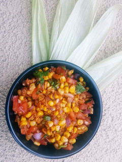 A picture of Corn Chaat.