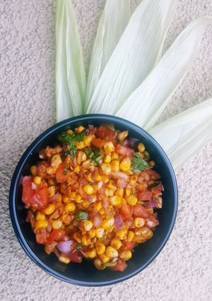A picture of Corn Chaat.