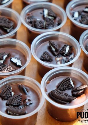 Foto resep Pudding brownies oreo