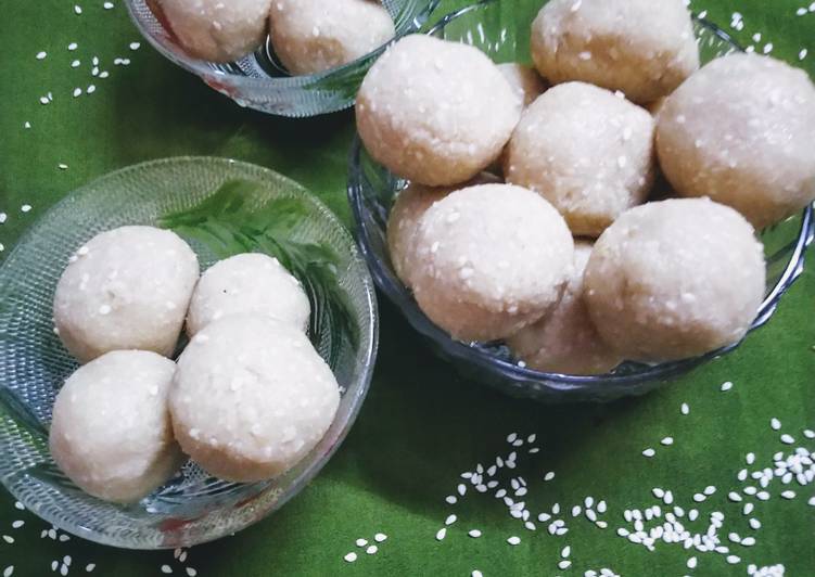 Recipe of Any-night-of-the-week Til mawa laddu