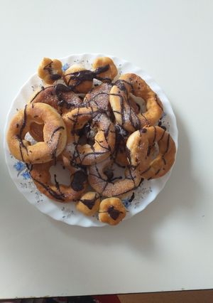 عکسی از دستور دونات کنجدی